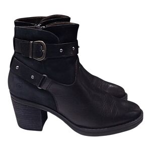 BORN BLACK LEATHER BOOTS SIZE 9.5 NEW